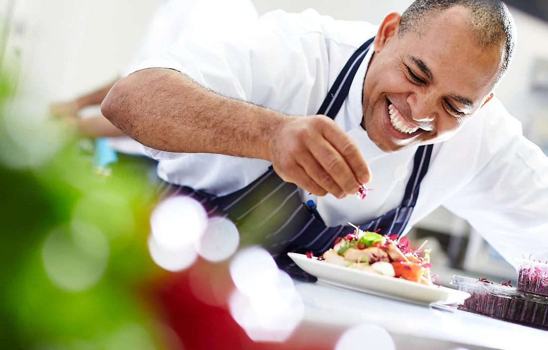 Chef cooking sea moss