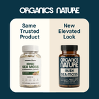 Organic Irish Sea Moss With Bladderwrack and Burdock Root - 45 Servings