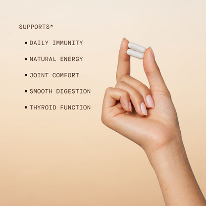 Organic Irish Sea Moss With Bladderwrack and Burdock Root - 45 Servings