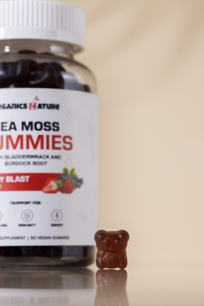 Sea moss gummies strawberry flavor