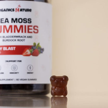 Sea moss gummies strawberry flavor